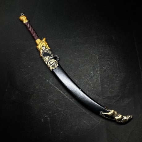 『血刀』約22㎝　曲刀　金属製スケール模型