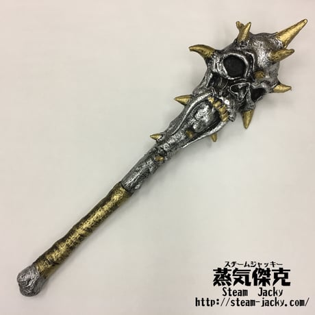 髑髏の棍棒　メイス　ポリウレタン材質