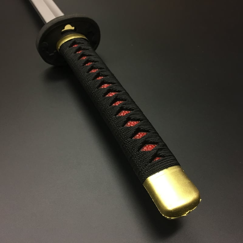 日本刀 約2.5尺 黒色 鞘・柄付き 超軽量日本刀・黒】改良版 鞘付き オリジナル創作素材 PU製品