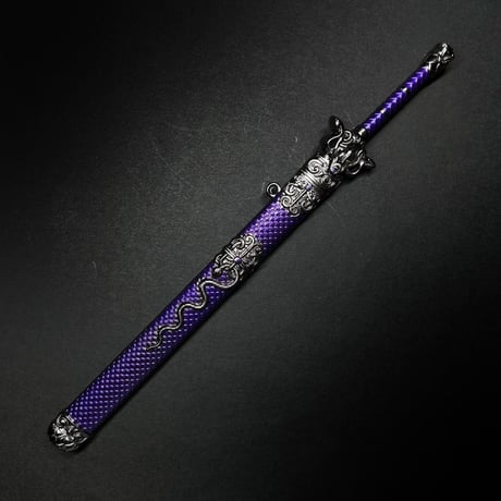 『三毒』22㎝　剣　金属製スケール模型