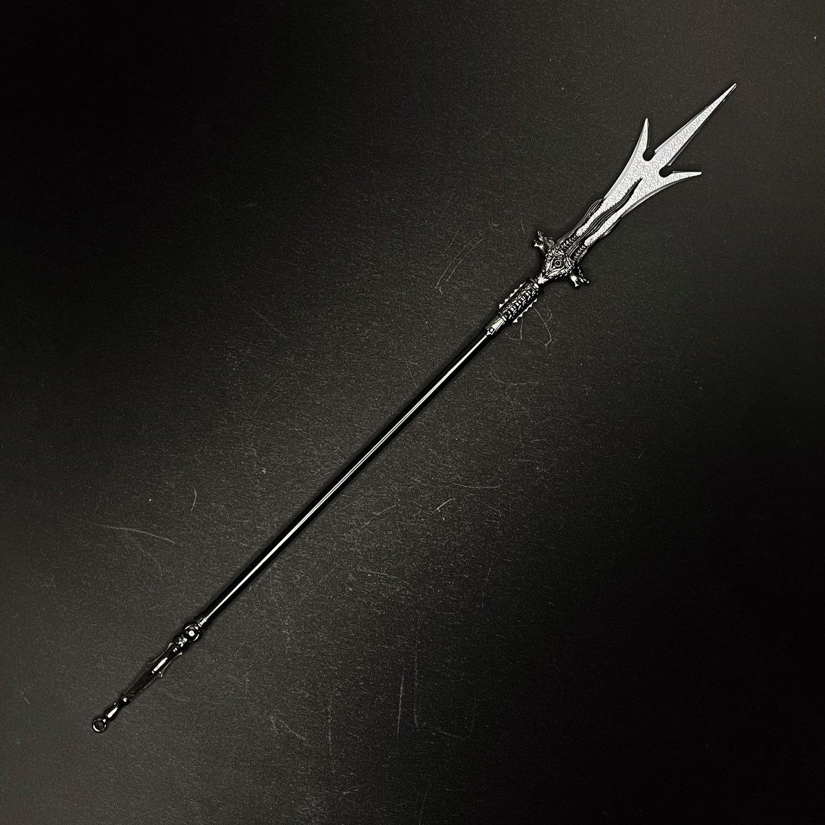 三尖両刃槍〗30㎝ 金属製スケール模型 l-021 | ジャッキーの 三尖両刃槍〗30㎝ 金属製スケール模型 l-021 | ジャッキーの