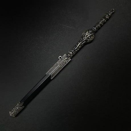『遊龍』22cm 剣　金属製スケール模型