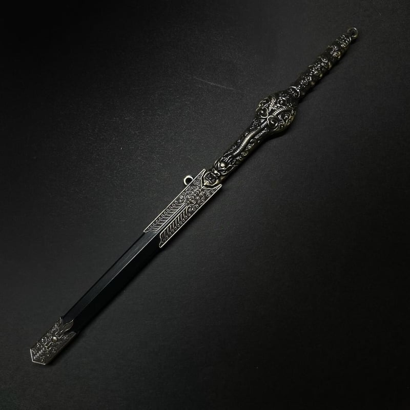遊龍』22cm 剣 金属製スケール模型 | ジャッキーの隠れ家（Jacky