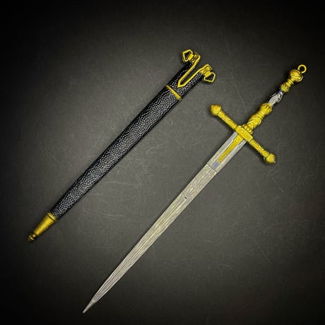 『君王大剣』22cm　金属製スケール模型  s-014