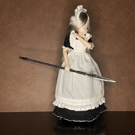 【22cm】ドール用武具　槍　金属製スケール模型  l-011