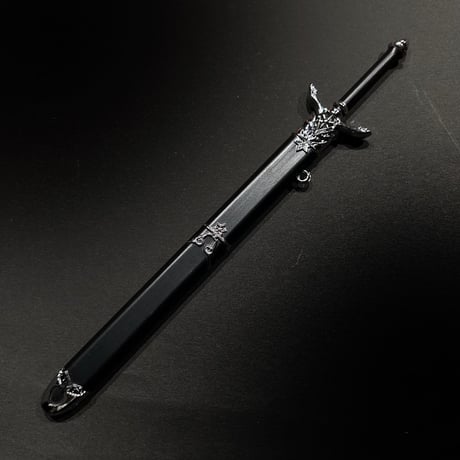 『魔道霜華』約22㎝　長剣　金属製スケール模型