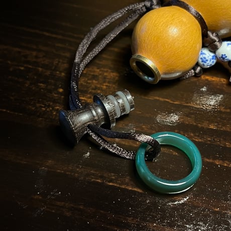 【8cm】極小・お酒の瓢箪（ひょうたん）加工品  水筒  薬入れ