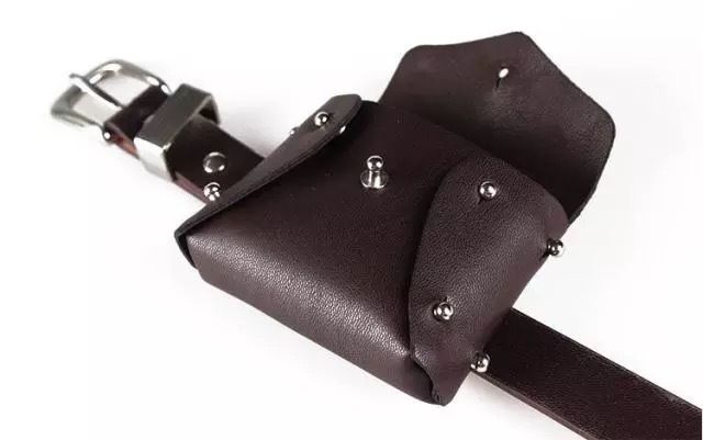 chanさま　　chiiibag ベルト　ブラウン ブラウン・ダークブラウン】ポーチ付きベルト | ジャッキーの