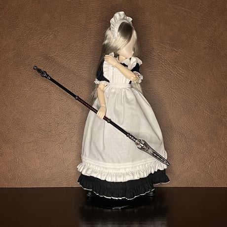 【22cmドール用武具】槍　金属製スケール模型  l-005