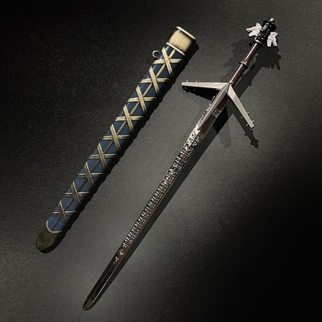 『湖女』22cm　剣　金属製スケール模型  s-004