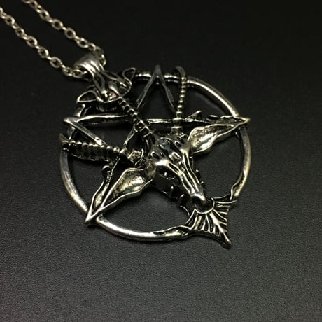 【悪魔崇拝】逆五芒星のネックレス