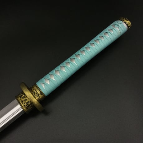 【限定版 水色】日本刀 直刀　104cm