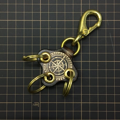 本革製キーホルダー