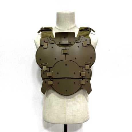 『ARMOR SUIT』カーキ　胴・肩・腕・腰・股　セット　MOLLEシステム対応