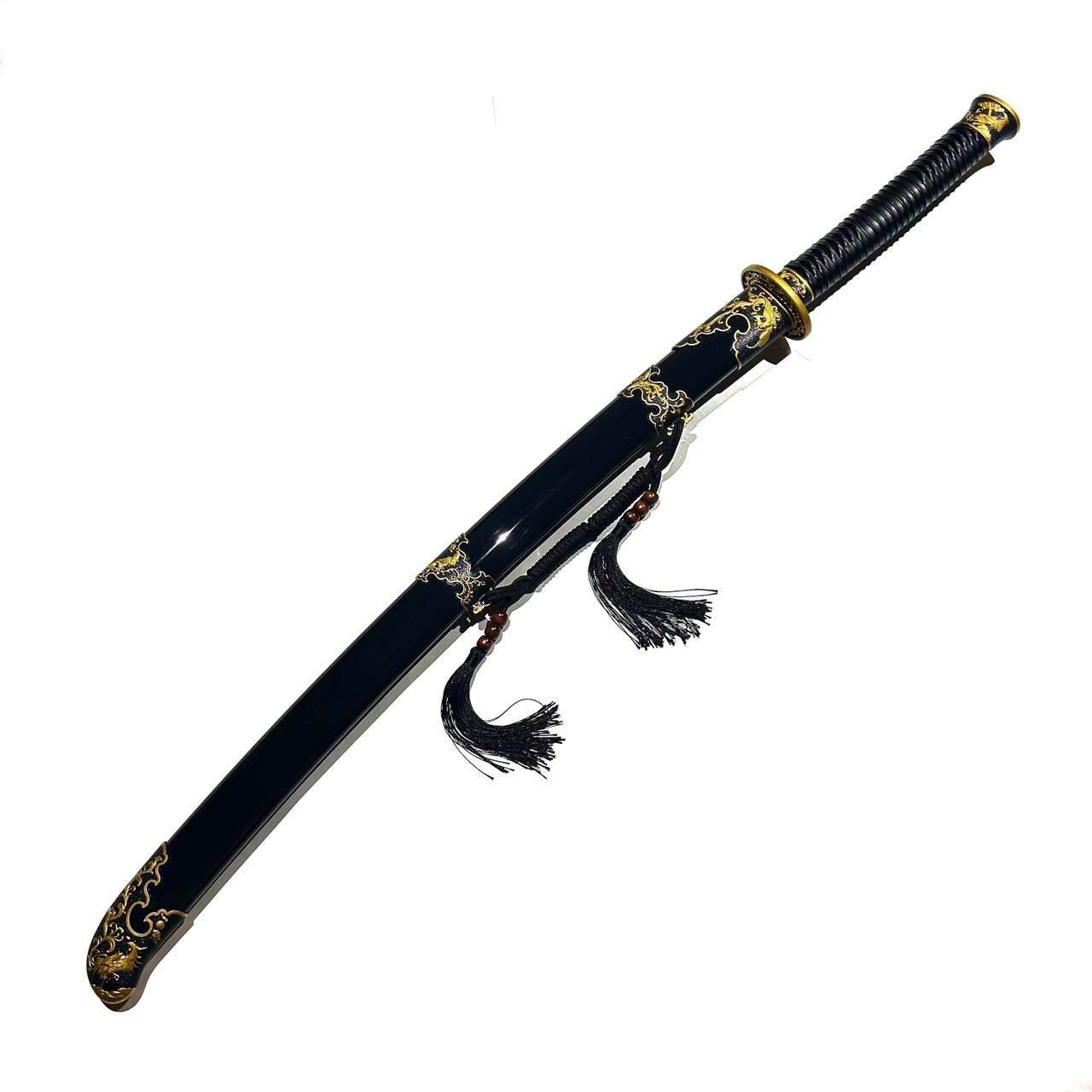 【瓦のパクリ】繍春刀 牛尾刀 苗刀 手鍛造打 鋼刀 冷兵器 古兵器 武具 両手刀 original