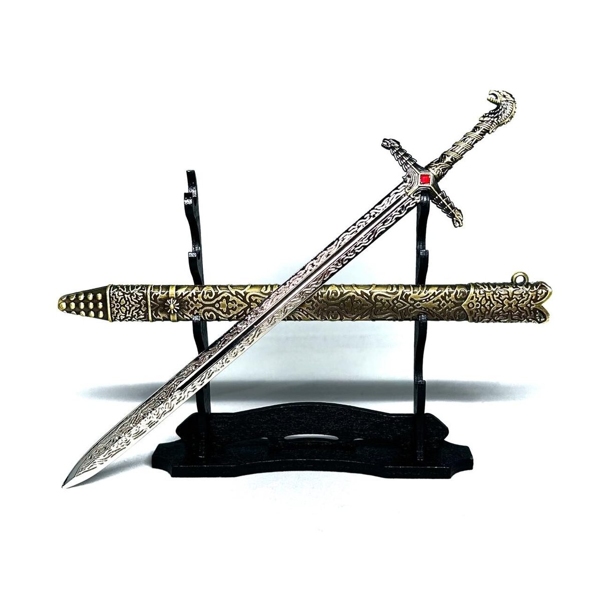 騎士の金属製像 槍付き 約41cm fit=scale-down,w=1200