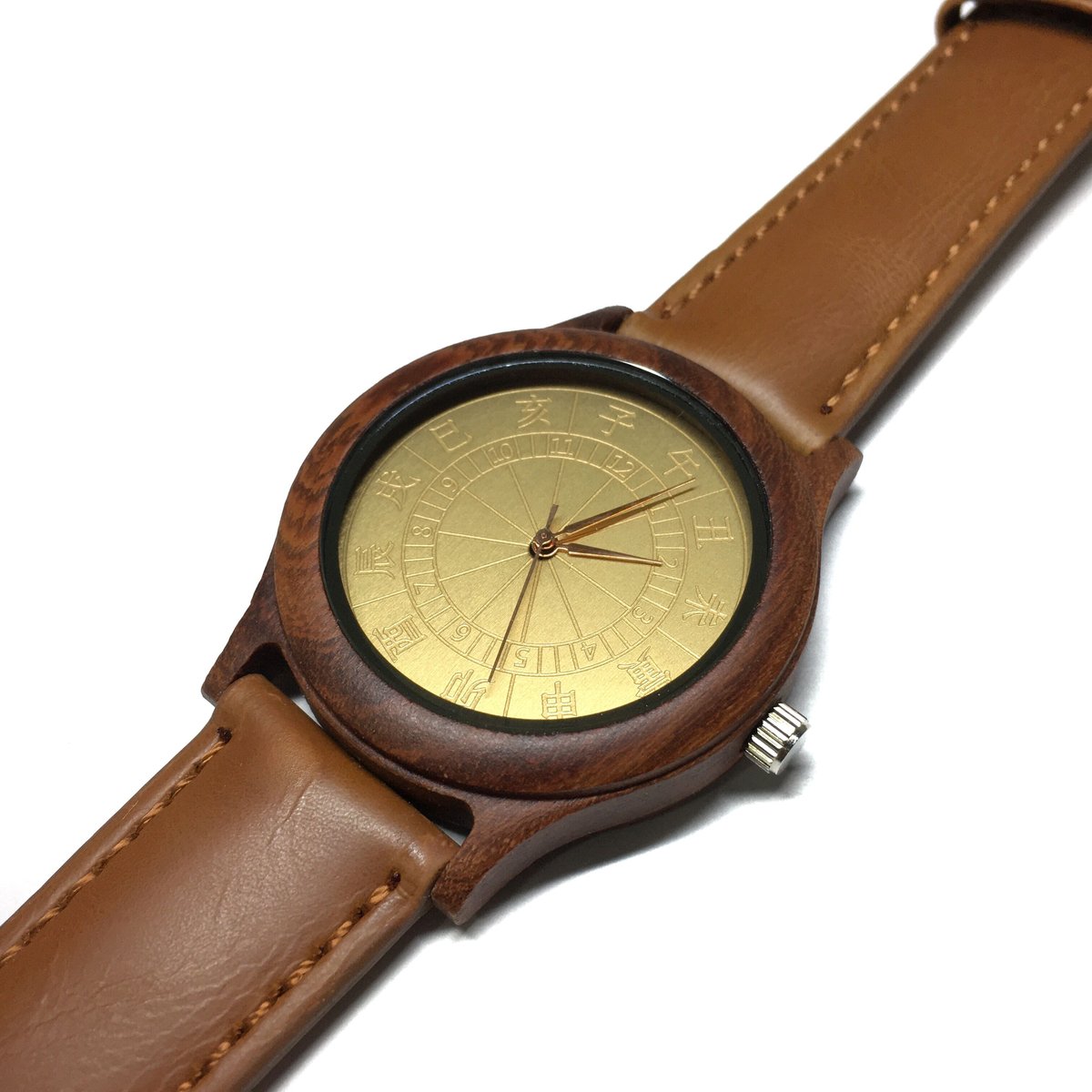 十二支（じゅうにし）』24時間制 高級木製腕時計 | ジャッキーの