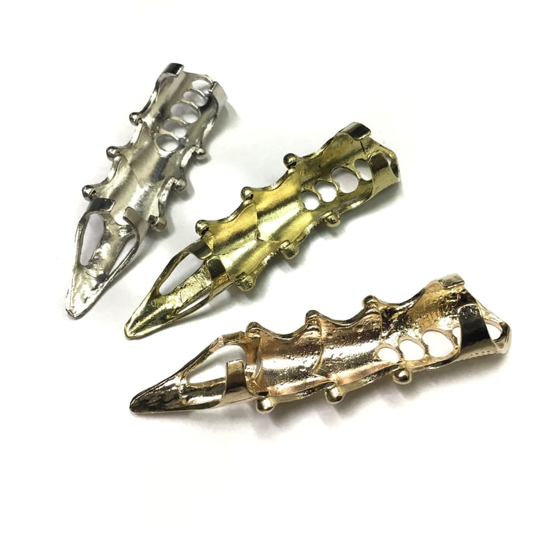 フィンガー アーマーリング 指アクセサリー ユビワ 関節可動 