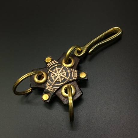 本革製キーホルダー
