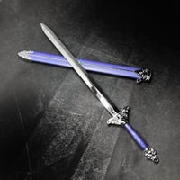 『無塵』約22㎝　長剣　金属製スケール模型