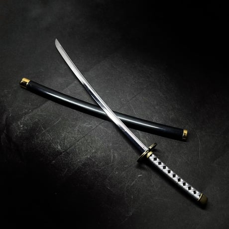 『日本刀・神槍』約26㎝　長刀　金属製スケール模型