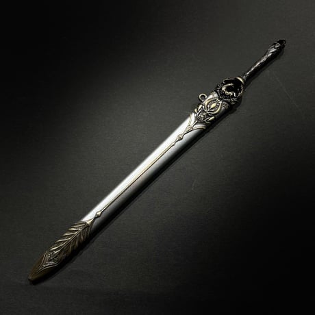『心剣』約22㎝　長剣　金属製スケール模型