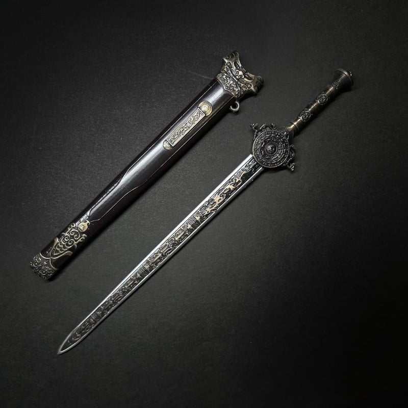 軒轅』22cm 剣 金属製スケール模型 | ジャッキーの隠れ家（Jacky
