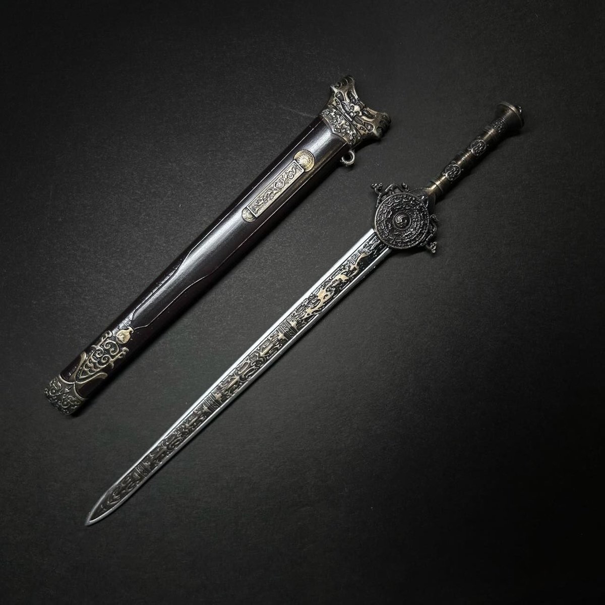 軒轅』22cm 剣 金属製スケール模型 | ジャッキーの隠れ家（Jacky