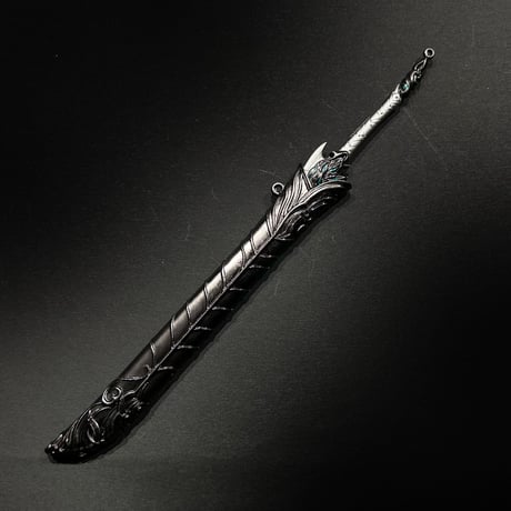 『永夜』約22㎝　長剣　金属製スケール模型