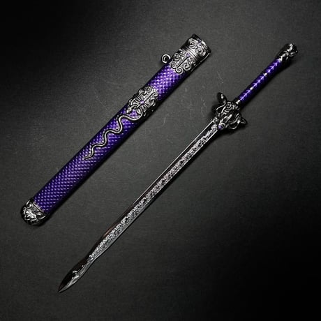 『三毒』22㎝　剣　金属製スケール模型