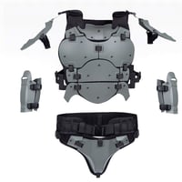 『ARMOR SUIT』グレー　胴・肩・腕・腰・股　セット　MOLLEシステム対応