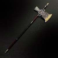 『礼器・銅鉞』約22㎝　金属製スケール模型