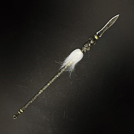 『百鳥朝鳳』30cm　槍　ヤリ　金属製スケール模型  l-020