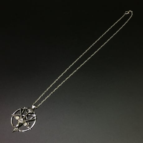 【悪魔崇拝】逆五芒星のネックレス