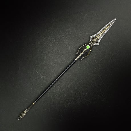 【22cm】ドール用武具　槍　金属製スケール模型  l-002