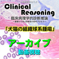 Clinical Reasoning：「犬猫の組織球系腫瘍」：アーカイブ（動画視聴）
