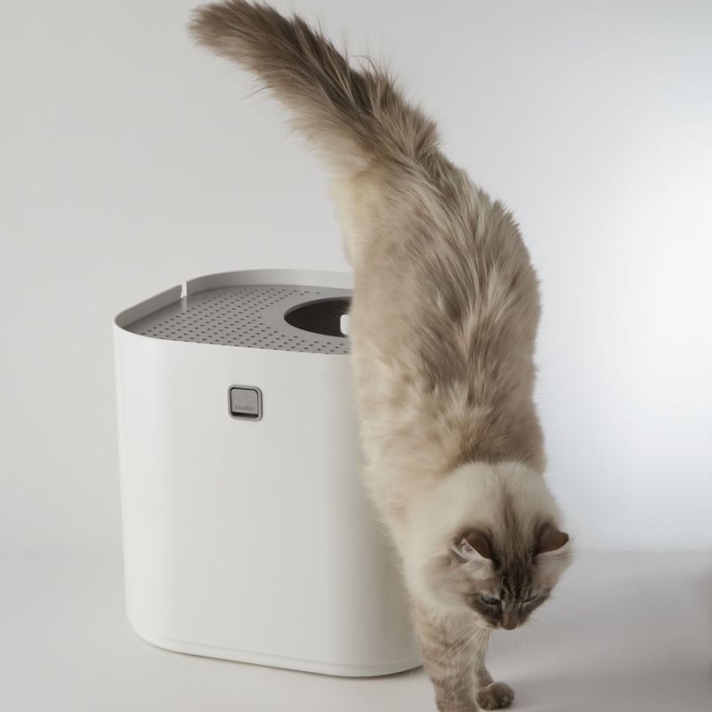 Modkatモデキャットリターボックス　グレー　専用リユーザブルライナー8個付き Amazon.co.jp: モデコ(modko) モデキャットリターボックス