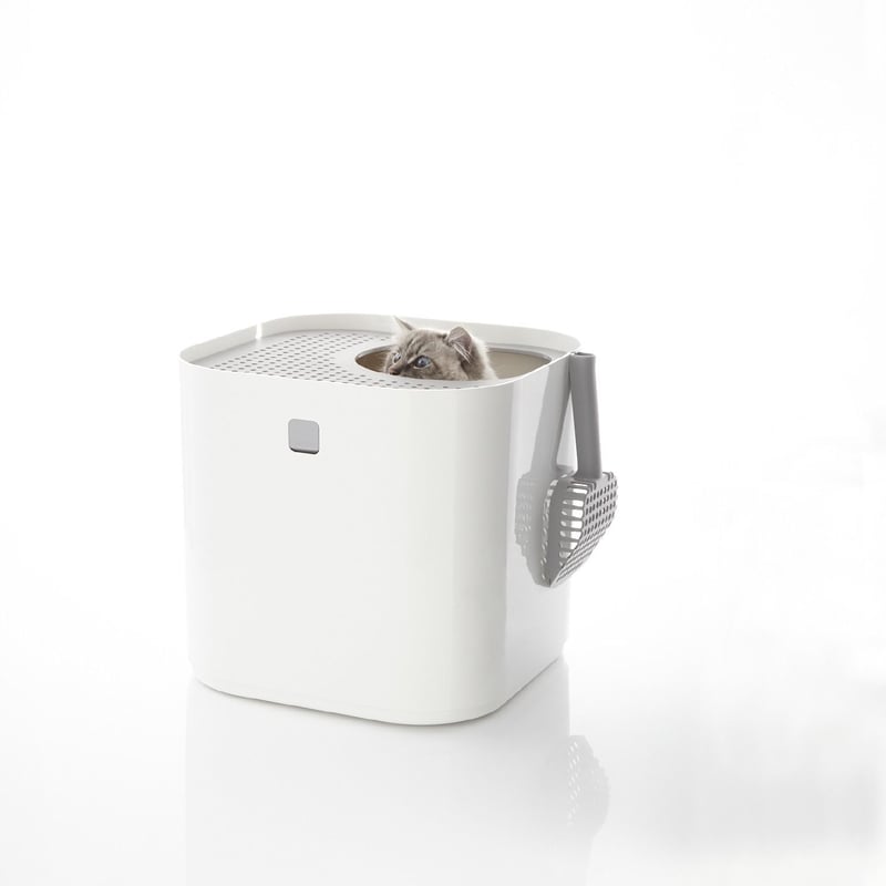 Modkat モデキャット リターボックス ホワイト 猫用トイレ modkat モデキャット リターボックス 全2カラー ( ホワイト