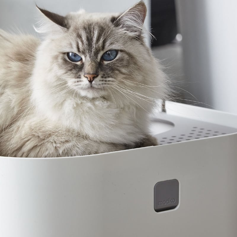 Modkatモデキャットリターボックス　グレー　専用リユーザブルライナー8個付き Modkatモデキャットリターボックス グレー 専用リユーザブルライナー8