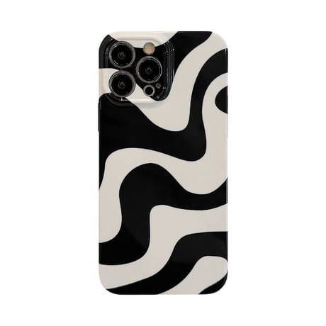 ゼブラ柄 iPhone14/13proケース シック iPhone12pro/11proカバー ファッション  女子力アップ 頑丈ハードケース[M3410]