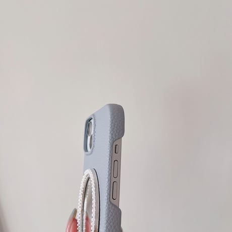 鏡付きレザー iPhone15/14proケース ジュエリーデコアイフォン13/12/11proカバー 可愛い シンプル 実用[M3345]
