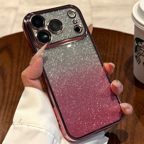 キラキララメ iPhone17pro/17ケース  美しい メッキ iPhone16/15Proカバー カメラ保護 軽量薄型 お洒落 [M5762]