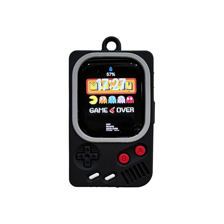ゲーム機 AppleWatchケース ショルダーストラップ付 アップルウォッチ Ultra3/2/1 Series 11/10/9/8 SE3/2/1 シリコン 可愛い[M5754]
