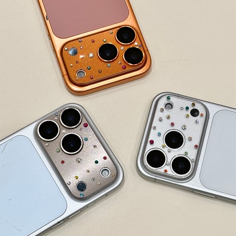 ダイヤレンズカバー iPhone17ProMax/17Pro/7カメラレンズフィルム  金属製  おしゃれ  頑丈 キラキラ 耐久性耐衝撃 [M5761]