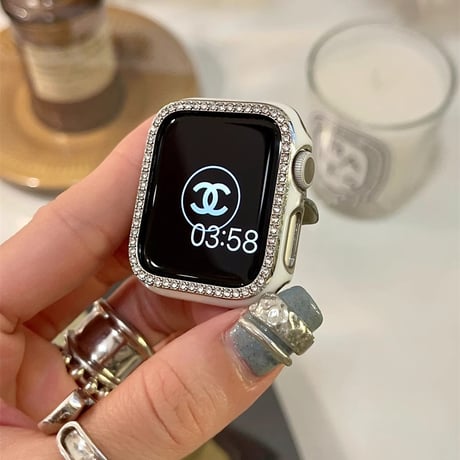 アップルウォッチ ケース ダイヤデコ AppleWatch保護カバー Ultra2/1/SE(第2/1世代)/Series9/8/7/6/5/4/3/2/1 おしゃれ[M4642]