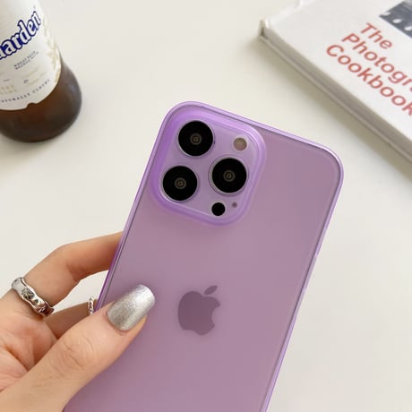 薄型 iPhone14plus/14proケース 指紋防止 アイフォン13mini/12/11proカバー 黄ばまない 軽い ハードケース[M2233]