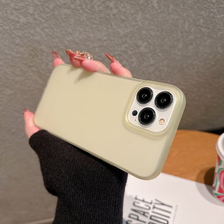 薄型軽量 iPhone16pro/16ケース 指紋防止 マット素材 iPhone15promax/14/13proカバー 半透明 夏向け 男女兼用  [M5366]