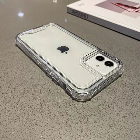 耐衝撃 iphone16/15/14rpmaxケース  高透明 アイフォン13/12promaxカバー  保護力強い  指紋/傷付きにくい 頑丈 三重構造 [M1694]