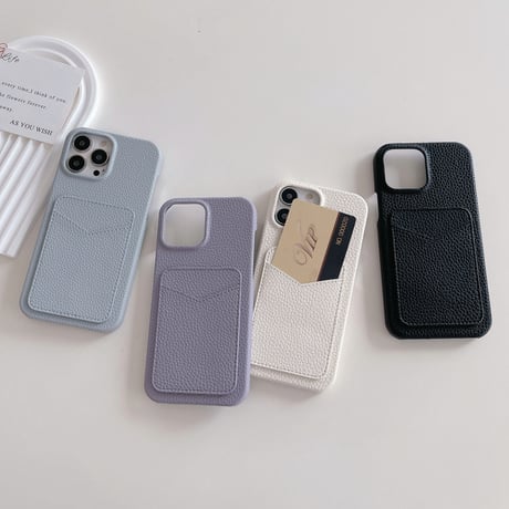 交通カード入れ iPhone15/14proカバー レザー iPhone13/12/11proケース 高品質 シンプル風 男女兼用 [M3131]