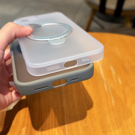 iPhone16eケース 高品質多機能 Magsafeリングスタンド iPhone16Promax/15pro/14ケース 指紋防止 黄ばまない 耐衝撃 男女向け  [M5135]